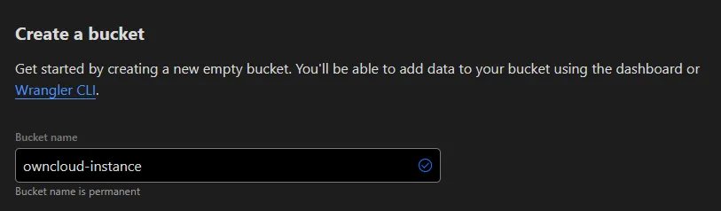 The unique name for your Cloudflare R2 bucket.